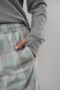 Waffle Hoodie Long Sleeve + Woven Pants Set