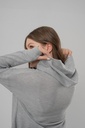 Waffle Hoodie Long Sleeve + Woven Pants Set