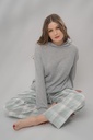 Waffle Hoodie Long Sleeve + Woven Pants Set
