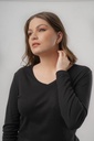 Ribbed Cotton V Neck Long Sleeve + Woven Pants Set