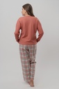 Waffle Henley Long Sleeve + Woven Pants Set