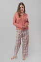 Waffle Henley Long Sleeve + Woven Pants Set