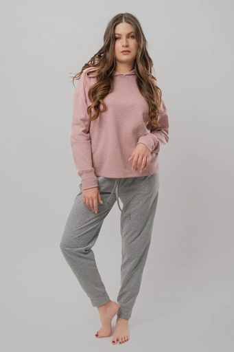 Long Sleeve Cotton Hoodie + Jogger Pants Set
